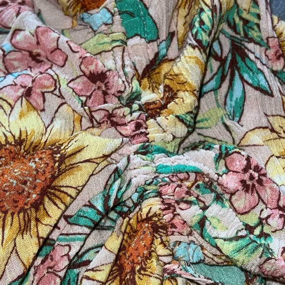 Floral Cinched Sleeve Kimono - Picture 8 of 8